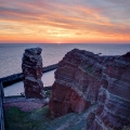 Helgoland, Lange Anna im Sonnenuntergang