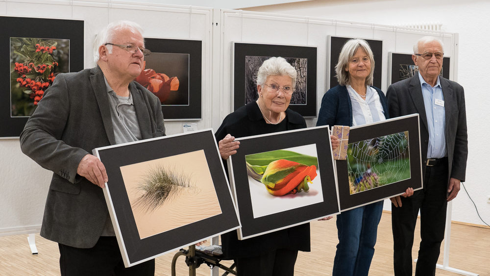 Siegerehrung des Wettbewerbs "Muster der Natur"